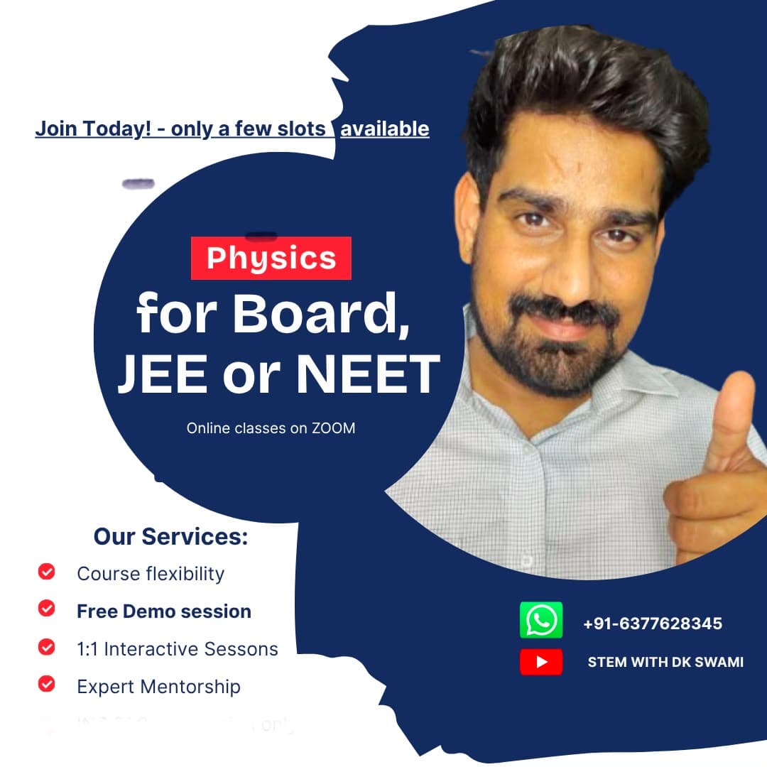 STEM with DK Swami — Physics classes for Board, JEE and NEET